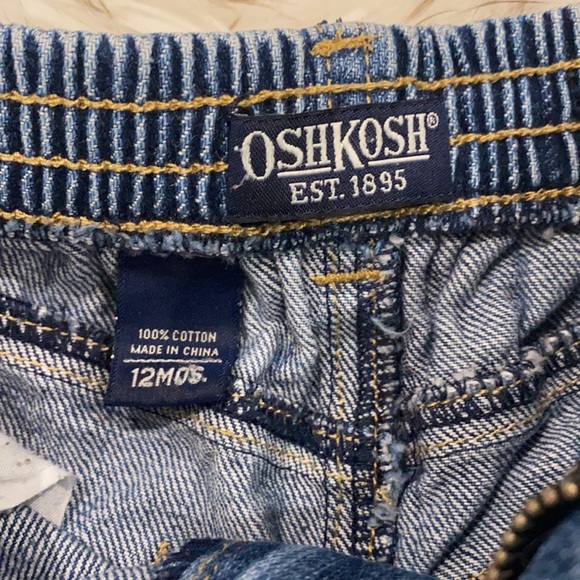 OshKosh Jeans Elastic Waistband boys size 12 months - Picture 3 of 5
